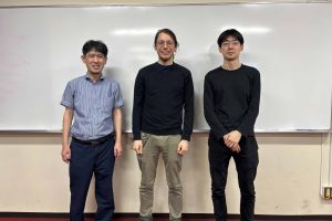 Tim SchröderグループのMarco Stuckiさんが研究室見学にきてくださいました
